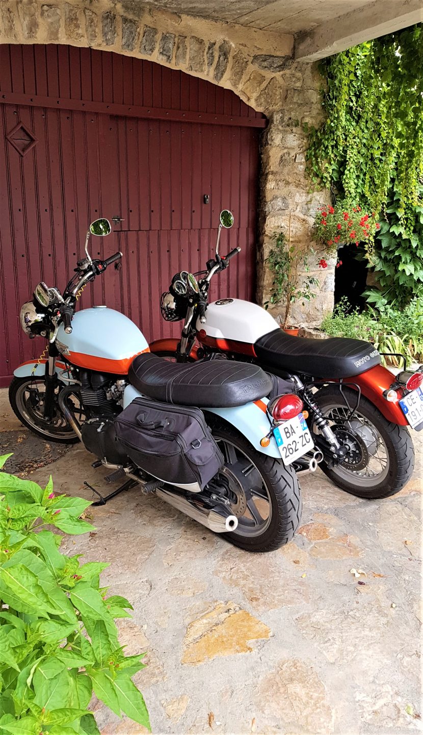 moto vintage gorges du tarn